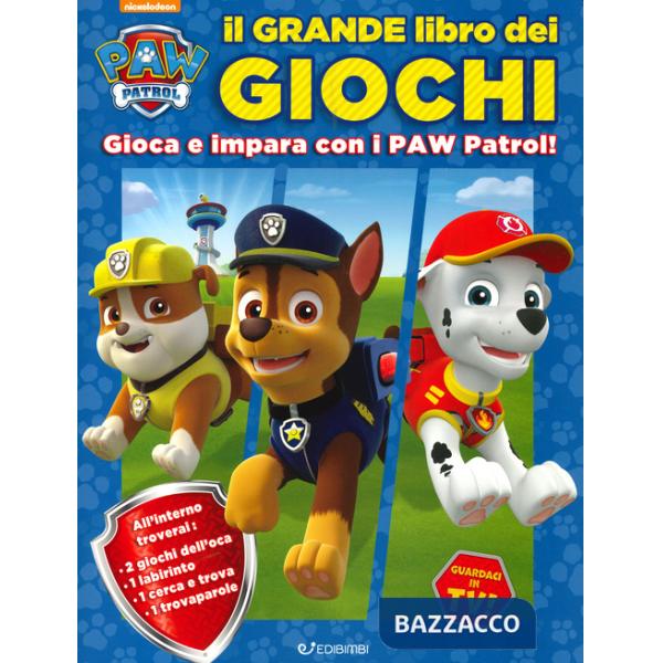 Grande libro dei giochi. Gioca e impara con i Paw Patrol. Ediz. a colori (Il)