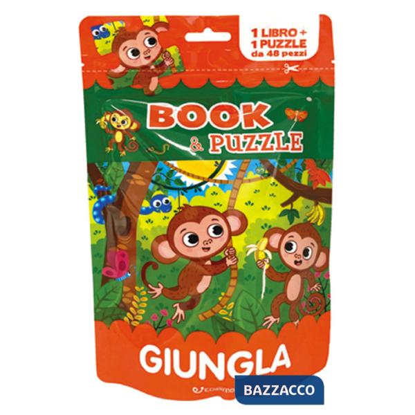 Giungla. Book&puzzle. Ediz. illustrata. Con puzzle da 48 pezzi
