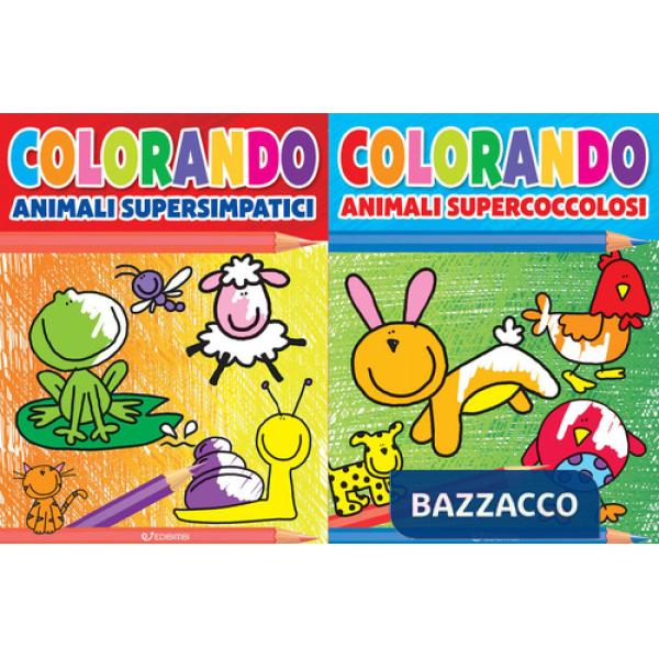 Animali supercoccolosi. Colorando (2 titoli sfusi). Ediz. illustrata