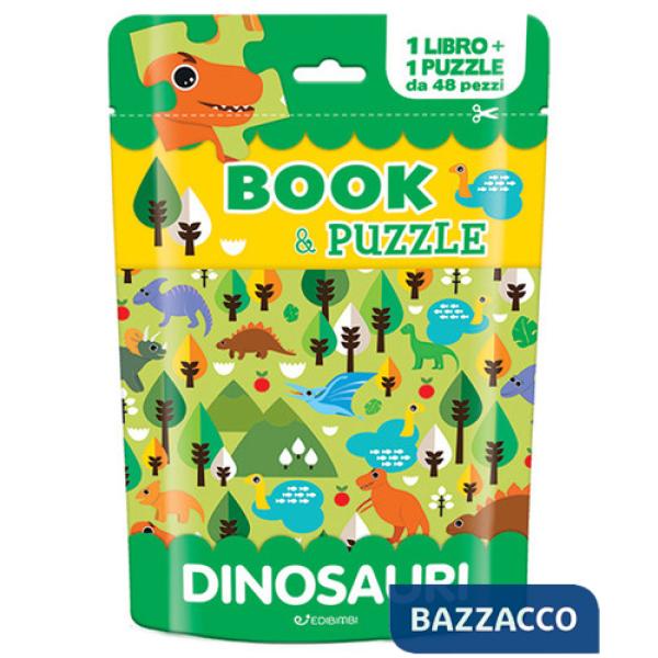 Dinosauri. Book&puzzle. Ediz. a colori. Con puzzle da 48 pezzi