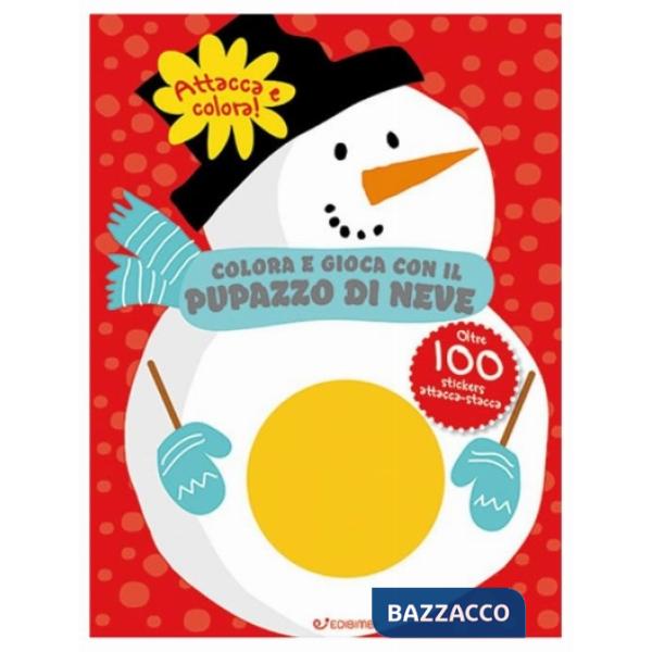 Colora e gioca con il pupazzo di neve. Colorstickers. Ediz. illustrata