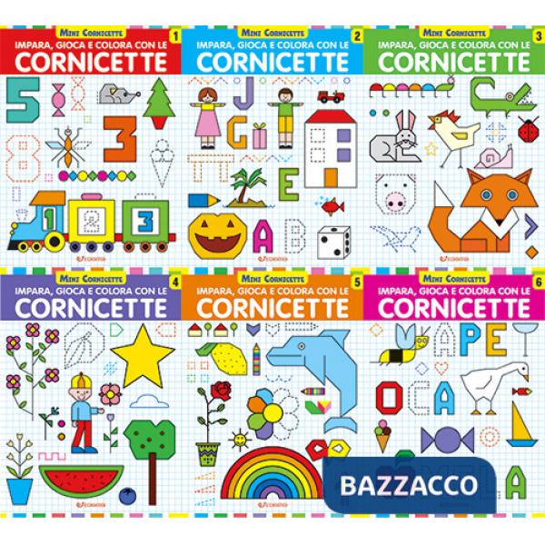 Impara, gioca e colora con le cornicette. Mini cornicette. Ediz. a colori