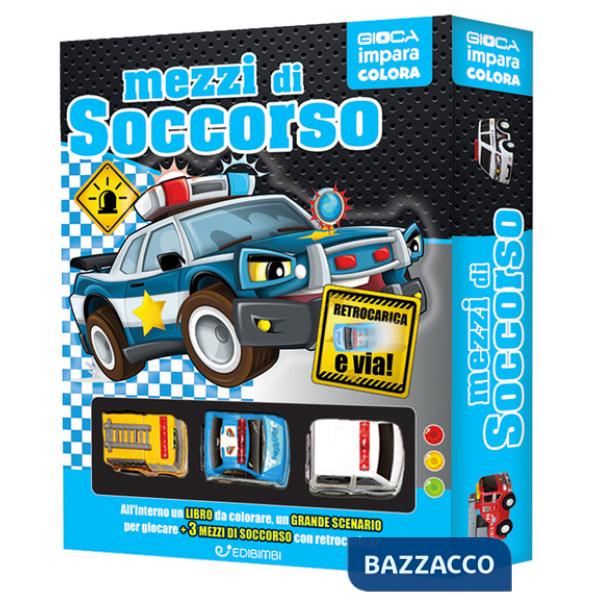 Mezzi di soccorso. Ediz. illustrata. Con 3 macchinine