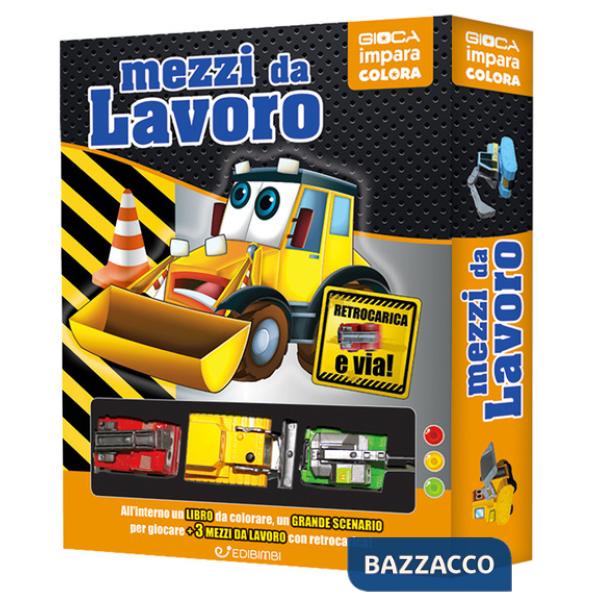 Mezzi da lavoro. Ediz. a colori. Con 3 macchinine