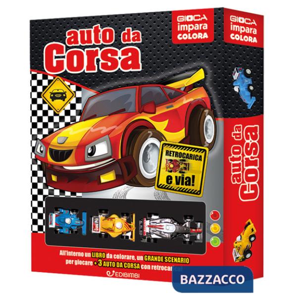 Auto da corsa. Ediz. a colori. Con 3 macchinine