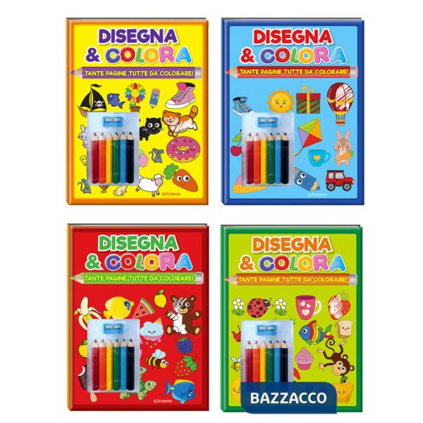 Disegna & colora con matite e temperino. Ediz. illustrata. Con 6 con matite e temperino