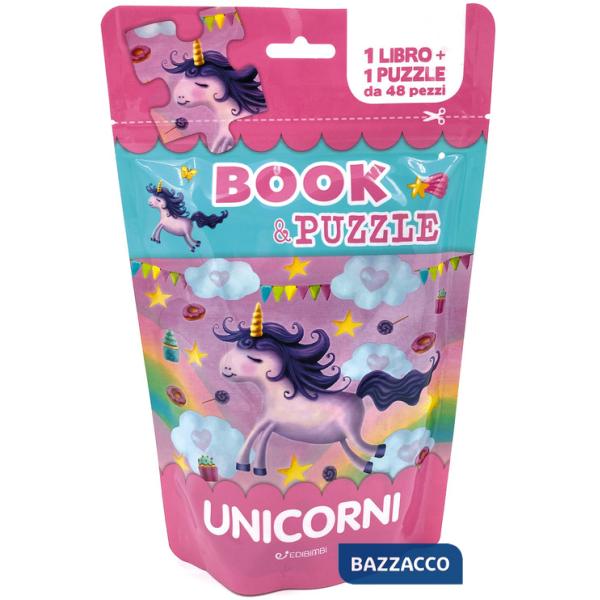 Unicorni. Book&puzzle. Ediz. illustrata. Con puzzle