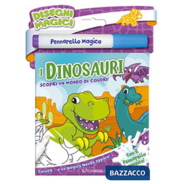 Dinosauri. Disegni magici. Ediz. illustrata. Con pennarello magico (I)