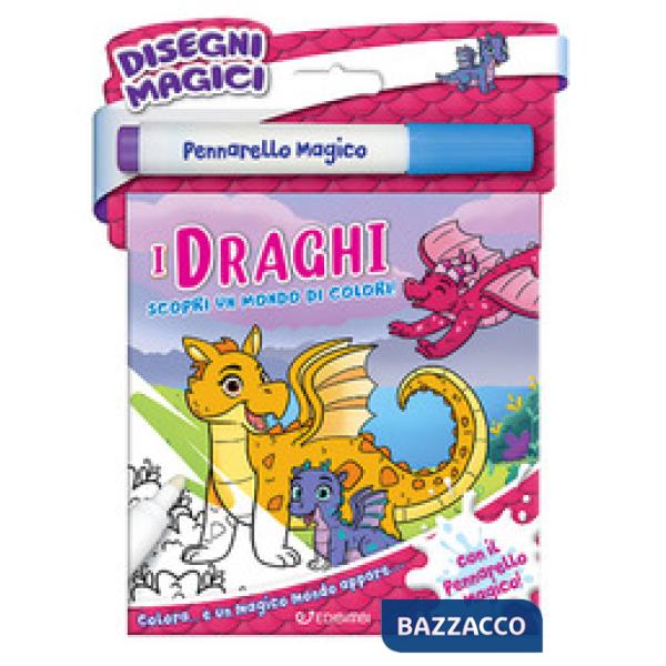 Draghi. Disegni magici. Ediz. illustrata. Con pennarello magico (I)