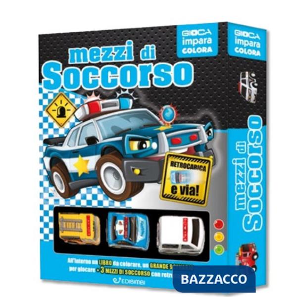 Mezzi di soccorso. Ediz. illustrata. Con 3 macchinine