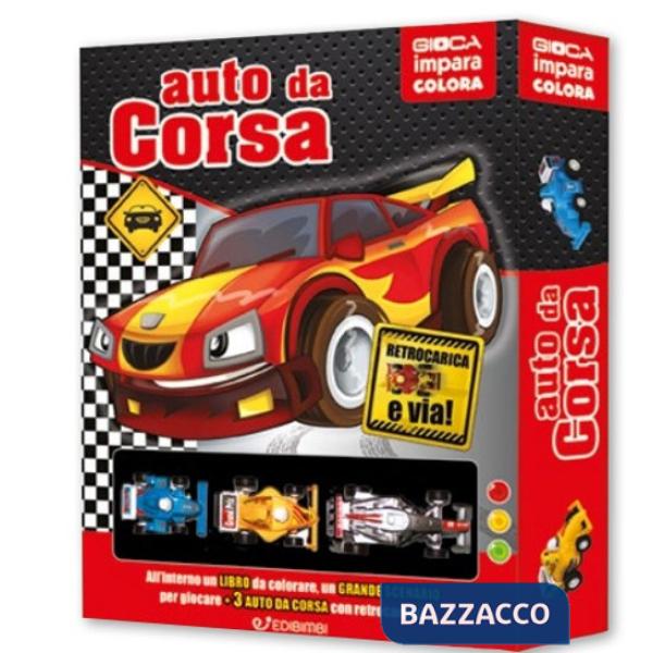Auto da corsa. Ediz. a colori. Con 3 macchinine