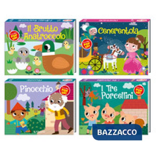 Prime fiabe pop: Il brutto anatroccolo-Cenerentola-I tre porcellini-Pinocchio (4 titoli sfusi)