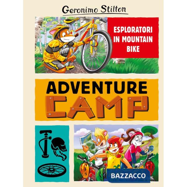 Esploratori in mountain bike. Adventure camp
