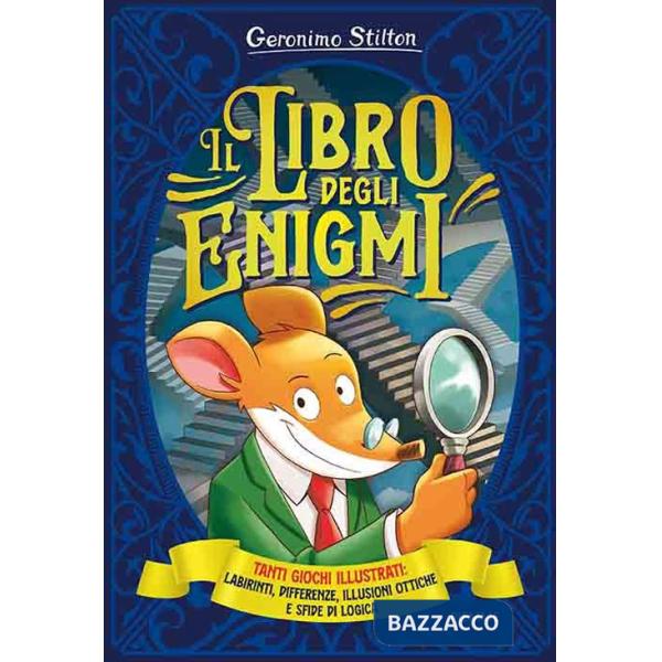 Libro degli enigmi. Tanti giochi illustrati: labirinti, differenze, illusioni ottiche e sfide di logica (Il)