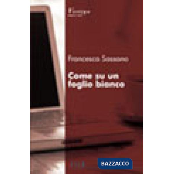 Come su un foglio bianco