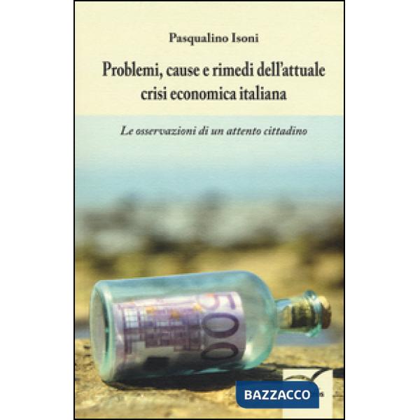 Problemi, cause e rimedi dell'attuale crisi economica italiana. Le osservazioni di un attento cittadino