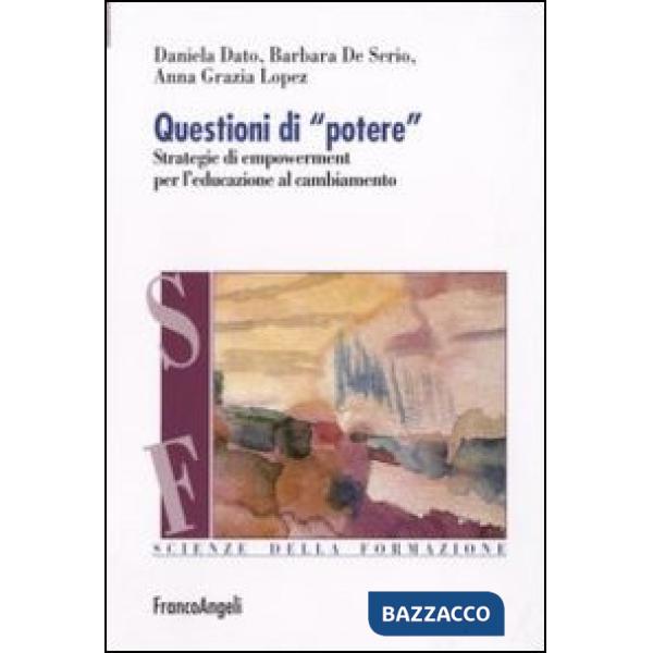 Questioni di «potere». Strategie di empowerment per l'educazione al cambiamento