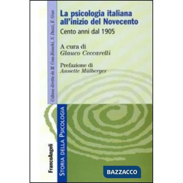 Psicologia italiana all'inizio del Novecento. Cento anni dal 1905 (La)