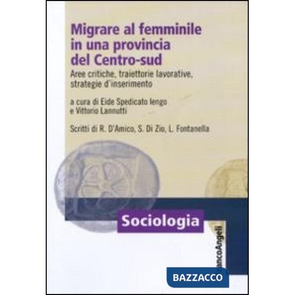 Migrare al femminile in una provincia del centro-sud. Aree critiche, traiettorie lavorative, strategie d'inserimento