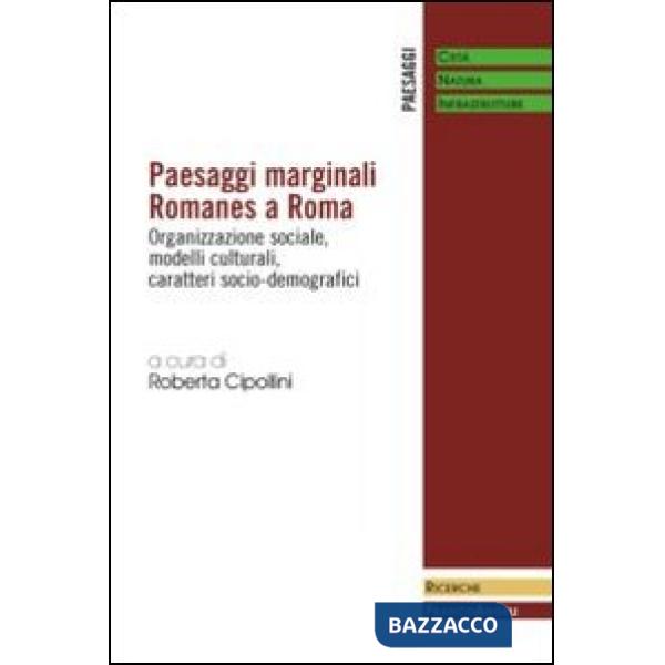 Paesaggi marginali Romanes a Roma. Organizzazione sociale, modelli culturali, caratteri socio-demografici