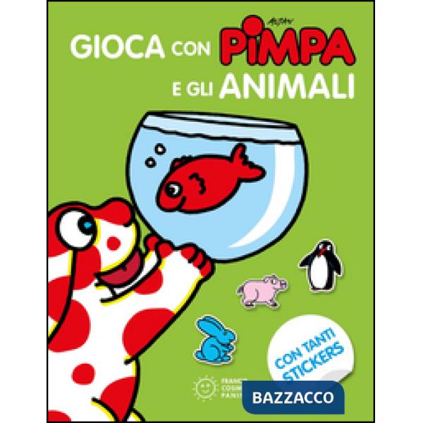 Gioca con Pimpa e gli animali. Con adesivi. Ediz. illustrata