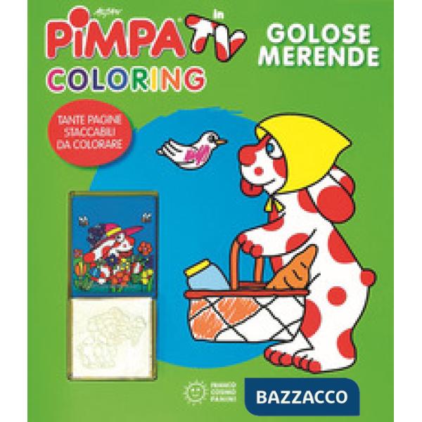 Golose merende. Pimpa in tv. Coloring. Ediz. illustrata. Con gadget