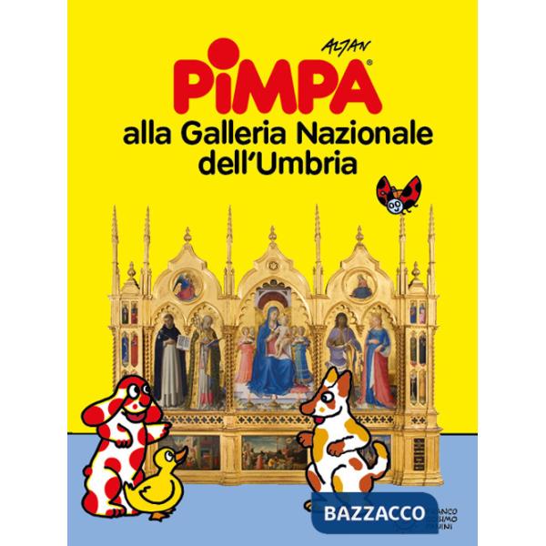 Pimpa alla Galleria Nazionale dell'Umbria. Con Adesivi