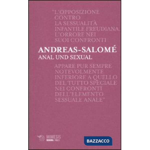 Anal und sexual. Ediz. italiana
