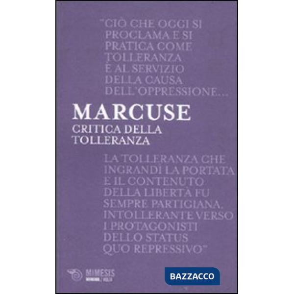 Critica della tolleranza