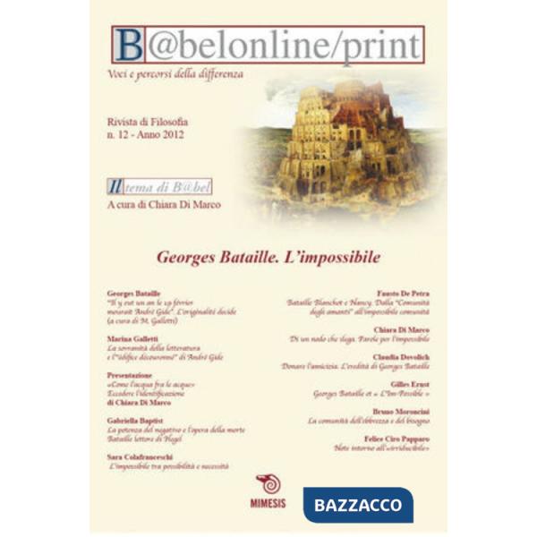 Georges Bataille. L'impossibile