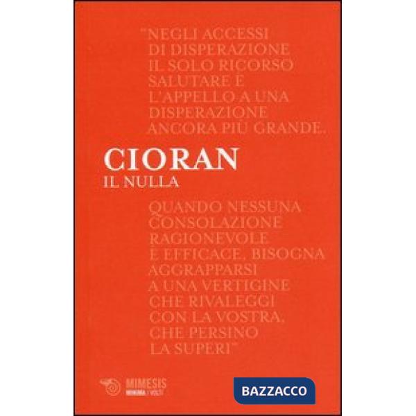 Nulla. Lettere a Marin Mincu (1987-1989). Testo originale a fronte (Il)