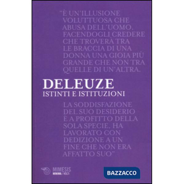 Istinti e istituzioni