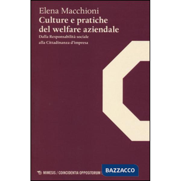 Culture e pratiche del welfare aziendale. Dalla responsabilità sociale alla cittadinanza d'impresa