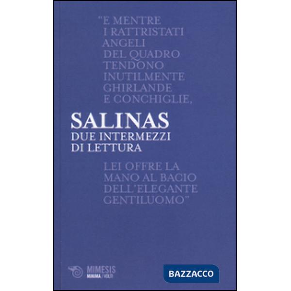 Due intermezzi di lettura. Testo spagnolo a fronte