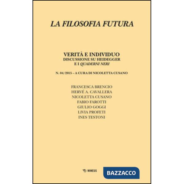 Filosofia futura (2015) (La). Vol. 4