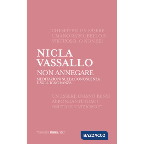 Non annegare. Meditazioni sulla conoscenza e sull'ignoranza