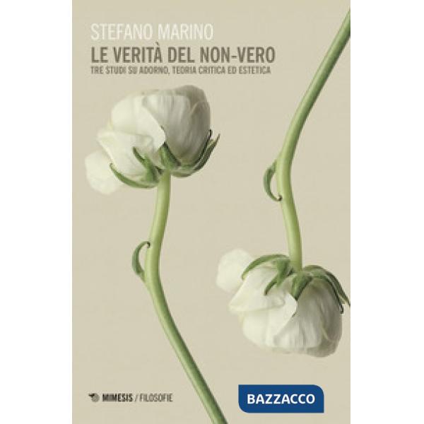 Verità del non-vero. Tre studi su Adorno, teoria critica ed estetica (La)