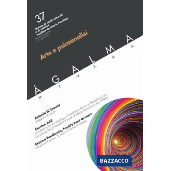 Ágalma. Vol. 37: Arte e psicoanalisi