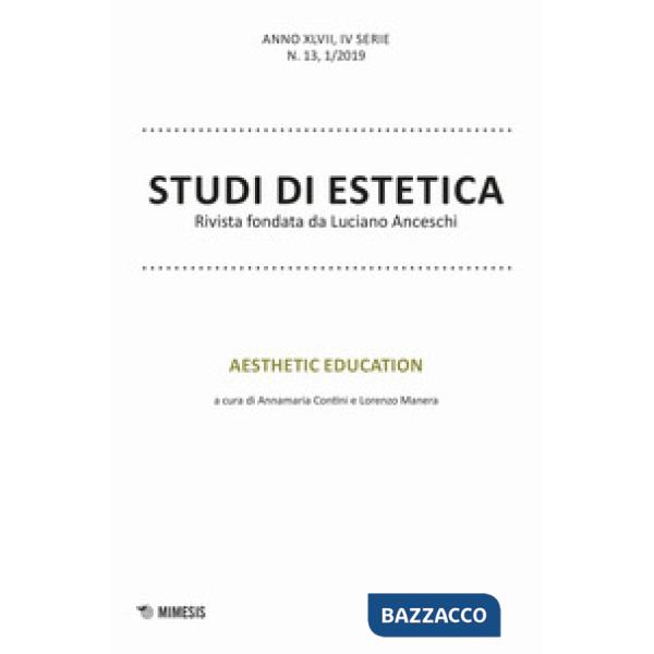 Studi di estetica (2019). Vol. 1