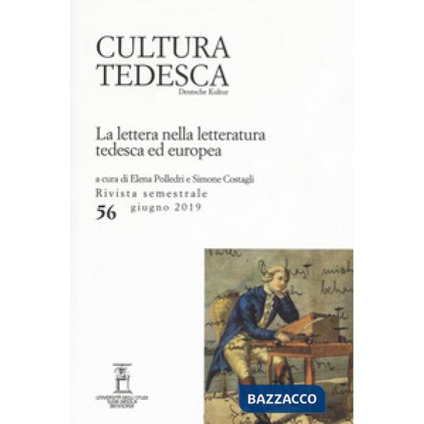 Cultura tedesca (2019). Vol. 56: La lettera nella letteratura tedesca ed europea