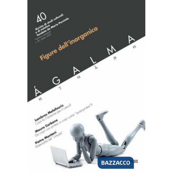 Ágalma (2020). Vol. 40: Figure dell'inorganico