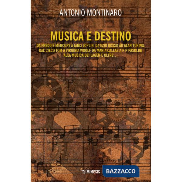Musica e destino. Da Freddy Mercury a Janis Joplin, da Ezio Bosso ad Alan Turing, dal cieco Tom a Virginia Wollf da Maria Callas