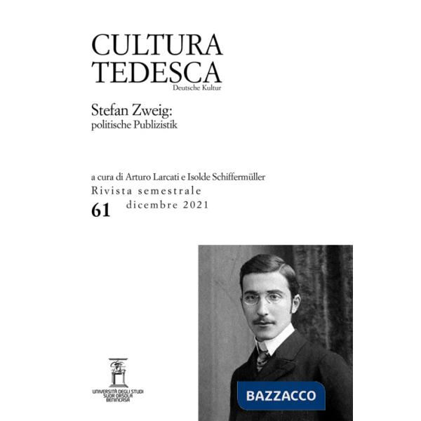 Cultura tedesca (2021). Vol. 61: Stefan Zweig