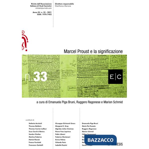 Marcel Proust e la significazione