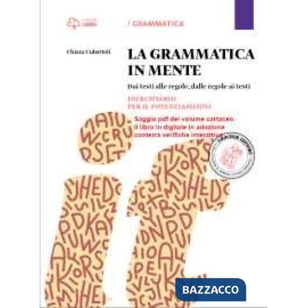 GRAMMATICA IN MENTE ESERCIZ
