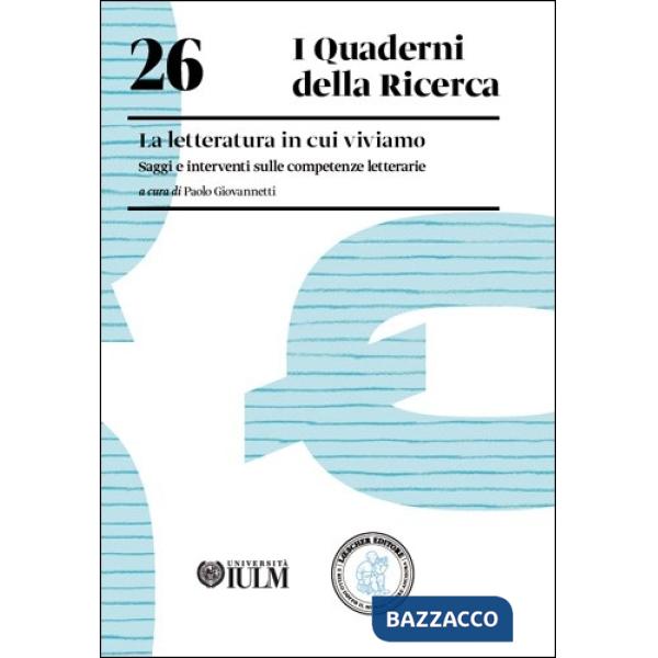 GIOVANNETTI LETTERATURA VIVIAMO