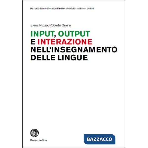INPUT OUTPUT INTERAZ INSEGNAM LINGUE-EBOOK
