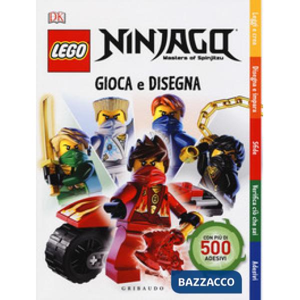 Gioca e disegna. Lego Ninjago. Masters of Spinjitsu. Con adesivi. Ediz. a colori