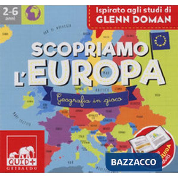 Scopriamo l'Europa. Geografia in gioco. Ispirato agli studi Glenn Doman. Con 80 carte. Con poster