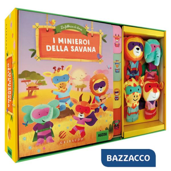 Minieroi della savana. La fabbrica di storie. Ediz. a colori. Con 4 marionette da dita (I)